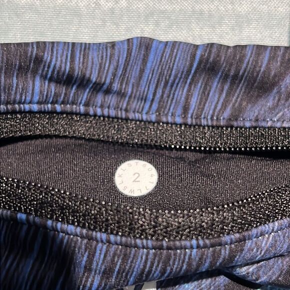 Lululemon Rare Speed Wunder Electrobeam Pattern Nulux Leggings C34 - Picture 13 of 13